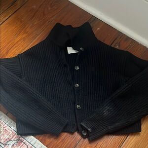 Black Ribbed Women’s Sweater